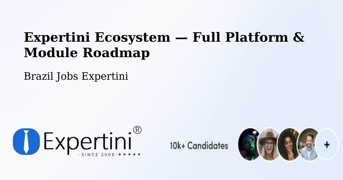 Expertini Ecosystem — Full Platform & Module Roadmap – Naque