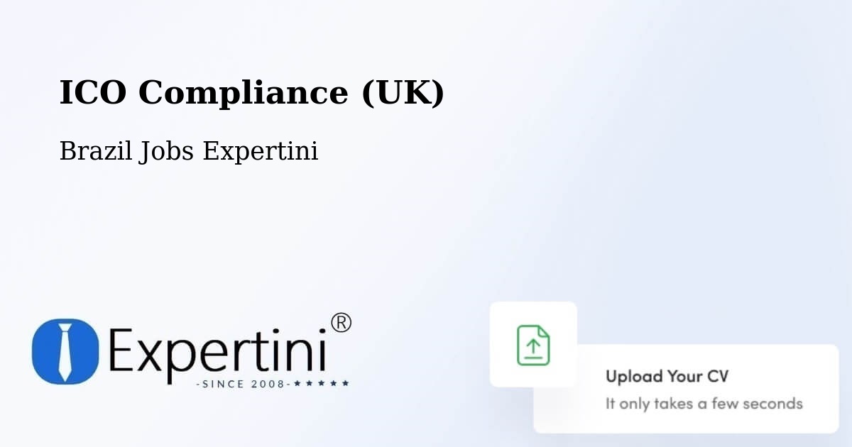 UK Data Protection & ICO Compliance – Naque - Brazil Jobs Expertini