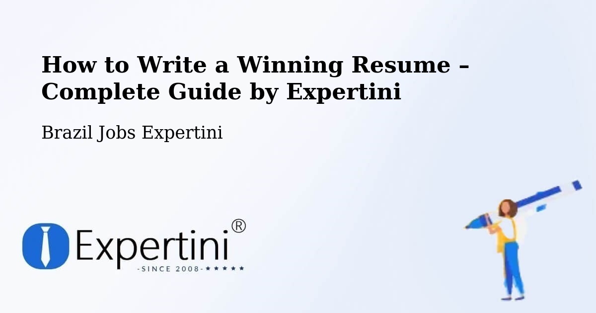 Resume Writing Guide for Job Seekers – Naque - Naque, Brazil Jobs Expertini